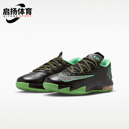 Nike/耐克正品KD 6 GS女子大童轻便缓震低帮弹力篮球鞋IU1286-001