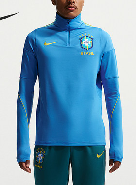 Nike/耐克正品 Dri-FIT男士足球训练复古长袖T恤IB4988-435