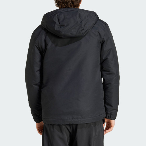 Adidas/阿迪达斯官方正品3S HOODED JKT男士运动连帽棉服IX8884