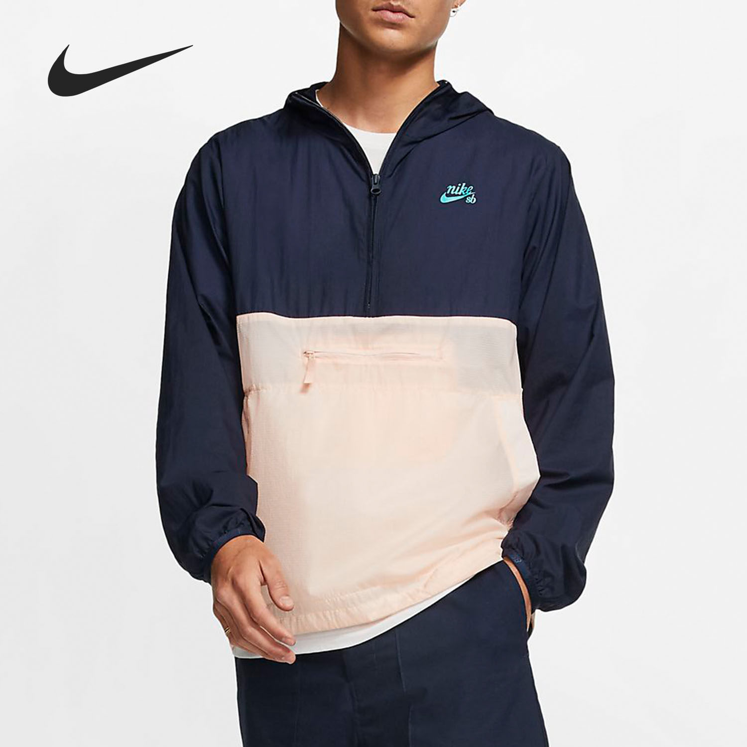 Nike/耐克正品 2021夏季新款男子运动休闲滑板夹克外套 AO0297