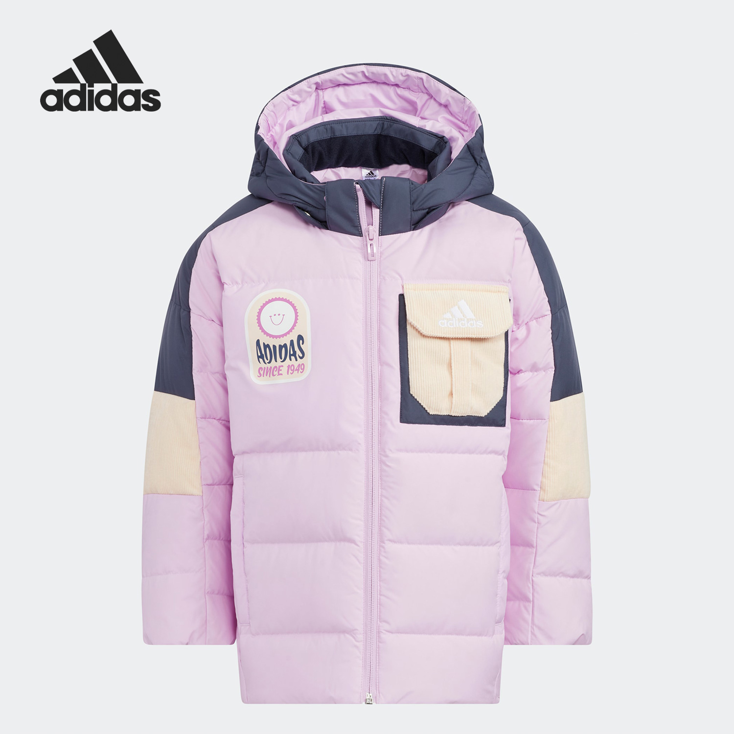 阿迪达斯正品小童羽绒服