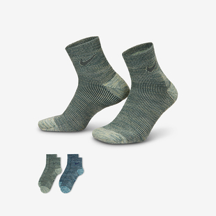 耐克正品 HV6897 2025新款 运动袜两双装 902 男女干爽舒适经典 Nike