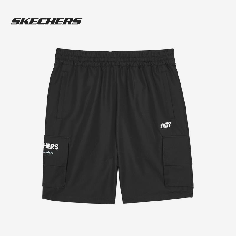 Skechers/斯凯奇正品年夏季男子新款休闲运动短裤 L221M165