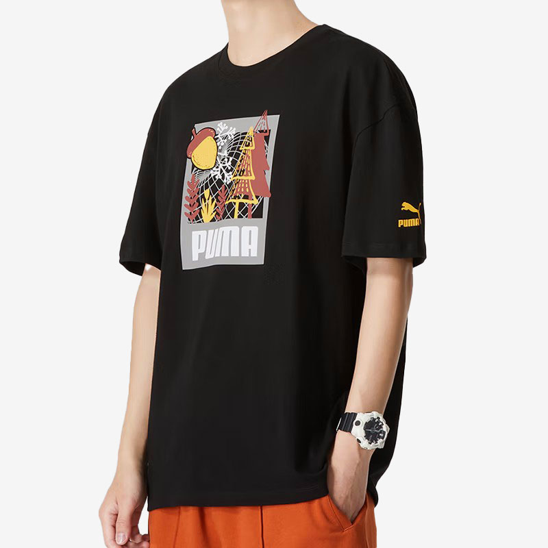 Puma/彪马正品夏季新款男子运动休闲舒适短袖T恤538776-01,运动服/休闲服装,运动T恤,淘宝优惠券,粉丝福利购,淘宝优惠卷