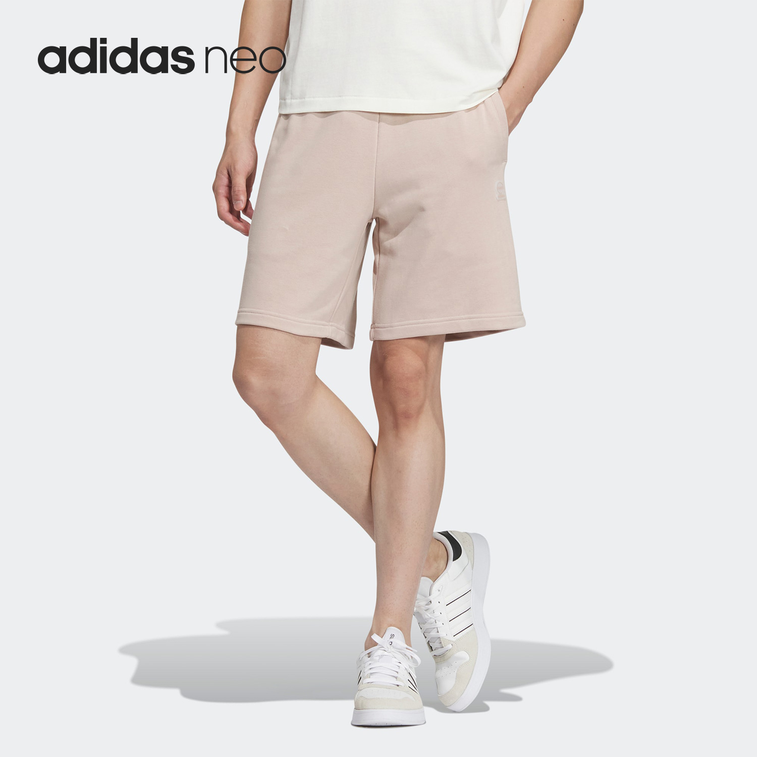 Adidas/阿迪达斯正品2023夏季新款neo男女运动五分短裤IA4966