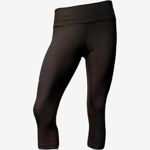 Nike耐克女性修身七分中腰松紧综合训练短裤904299-010