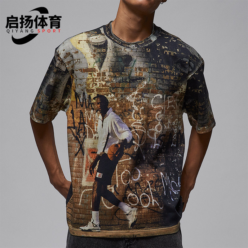 Nike/耐克正品Air Jordan 85男士透气复古潮流短袖T恤HQ9007-045