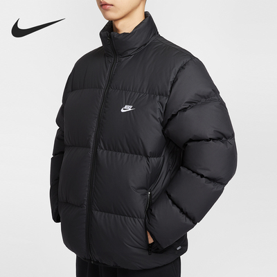 Nike/耐克正品2025新款男士保暖立领休闲羽绒服IB2976-010