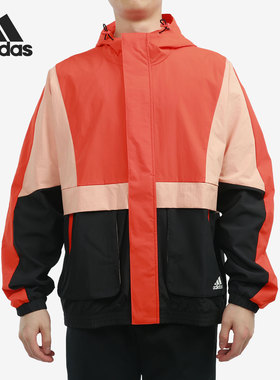 Adidas/阿迪达斯正品当季新款男子连帽夹克外套 H40212