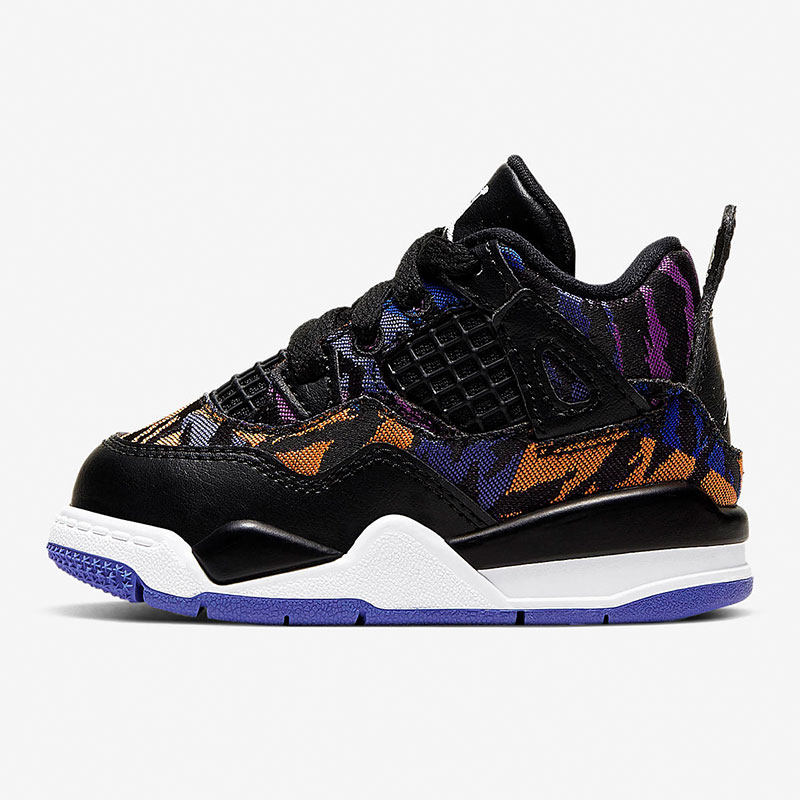 Nike/耐克正品 AIR JORDAN 4 春季新款小童休闲运动鞋 BQ9041-005