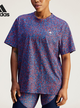 Adidas/阿迪达斯正品P LOOS TEE女士透气时尚运动短袖JJ0083