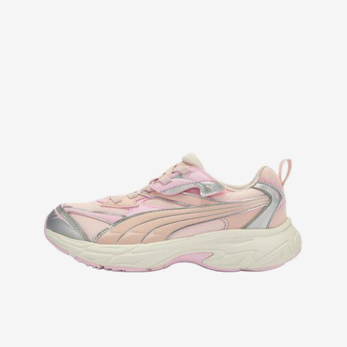 Puma/彪马正品Morphic织物复古儿童白粉色经典运动鞋406208-04