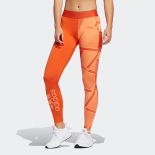 AOP Adidas 女子训练运动紧身裤 ASK FL2301 阿迪达斯正品