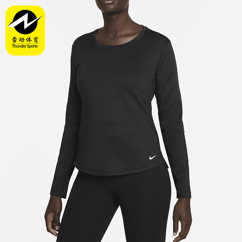 Nike/耐克正品Therma-FIT One女士圆领透气跑步运动T恤DD4928-010