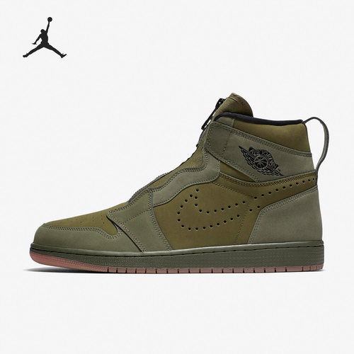 Nike/耐克正品AIR JORDAN 1 HIGH ZIP男士篮球鞋AR4833-300