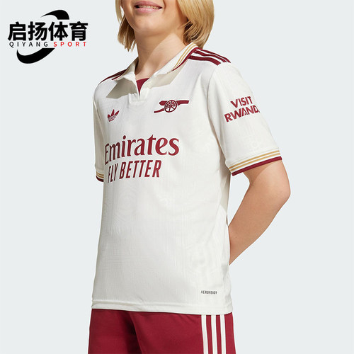 Adidas/阿迪达斯正品夏季大童运动足球训练透气短袖POLO衫JI9546