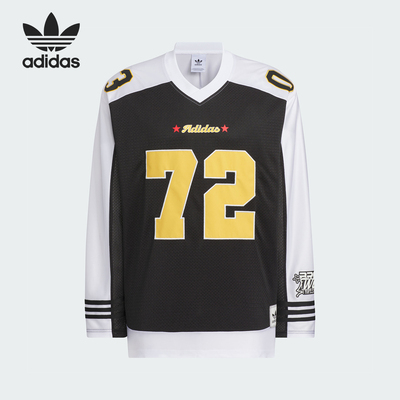 Adidas/阿迪达斯正品三叶草男女同款休闲运动长袖T恤KA8003