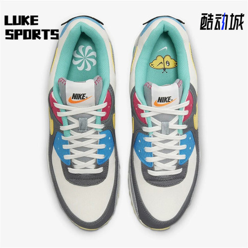 Nike/耐克正品Air Max 90男士运动复古气垫拼接跑步鞋DM8171-001