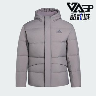 运动连帽保暖休闲羽绒服KR0936 LINEAR男士 Adidas 阿迪达斯正品