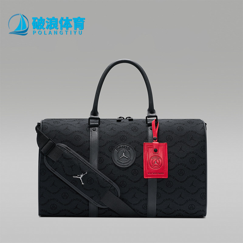 Nike/耐克正品JORDAN新款男煤黑红色旅经典休闲行李包IQ3208-060
