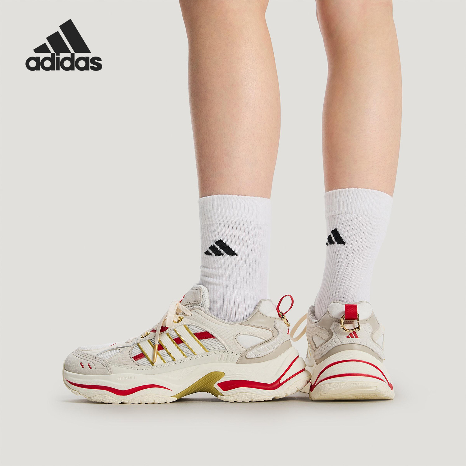 Adidas/阿迪达斯官方正品春季款男女低帮减震耐磨跑步鞋KI1846