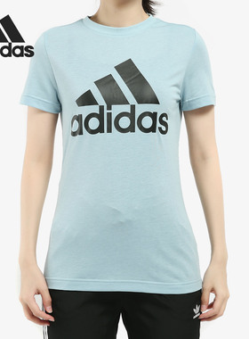 Adidas/阿迪达斯正品 新款女子W MH BOS TEE圆领休闲短袖 DY7734