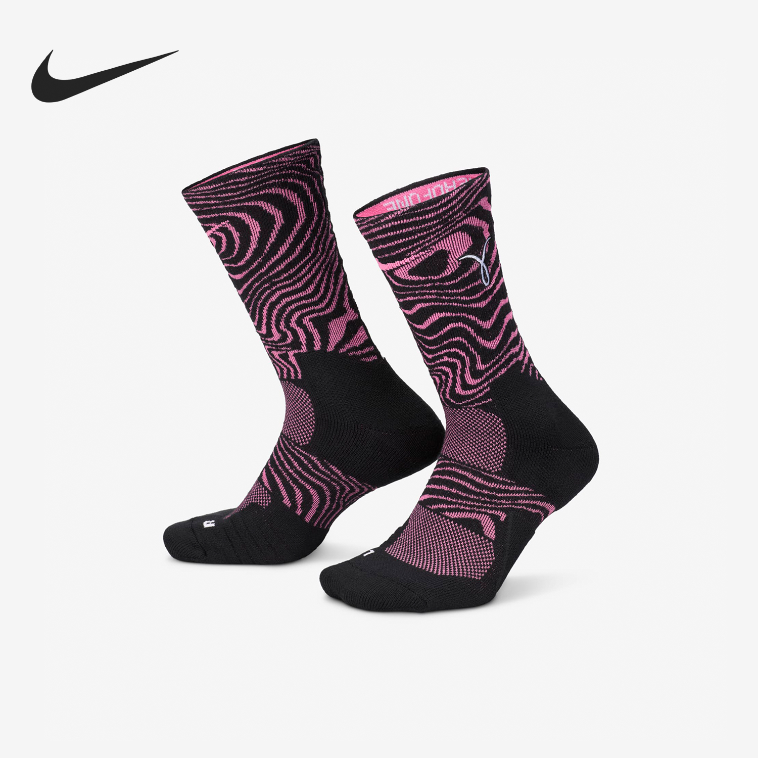 耐克男女复古印花休闲运动袜