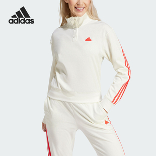 Adidas/阿迪达斯正品W ICONIC 3S TT 女士运动休闲卫衣IT4826