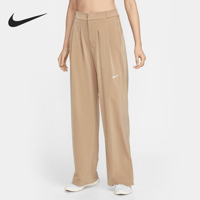 Nike/耐克正品Dri-FIT女士宽松高腰垂感休闲长裤IH0828-247