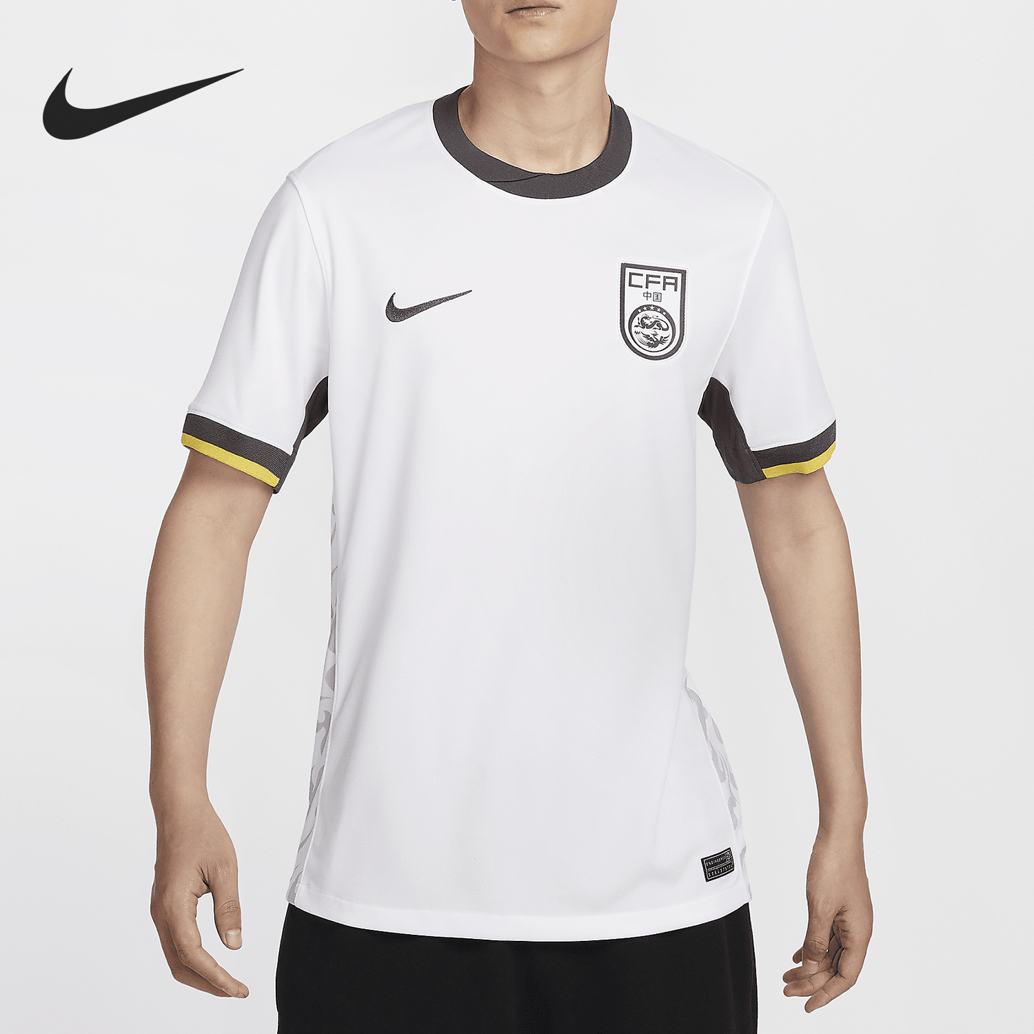 Nike/耐克正品中国队客场球迷版男士足球运动球衣FJ4279-100
