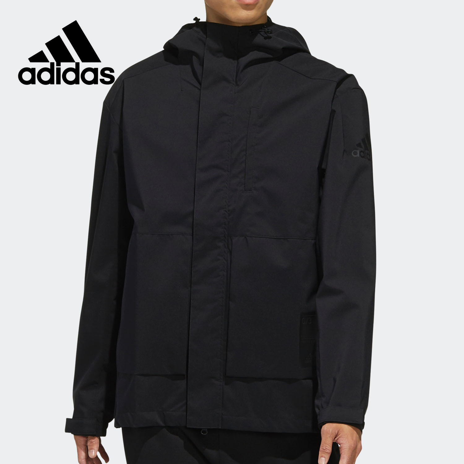 男子连帽运动休闲保暖棉服