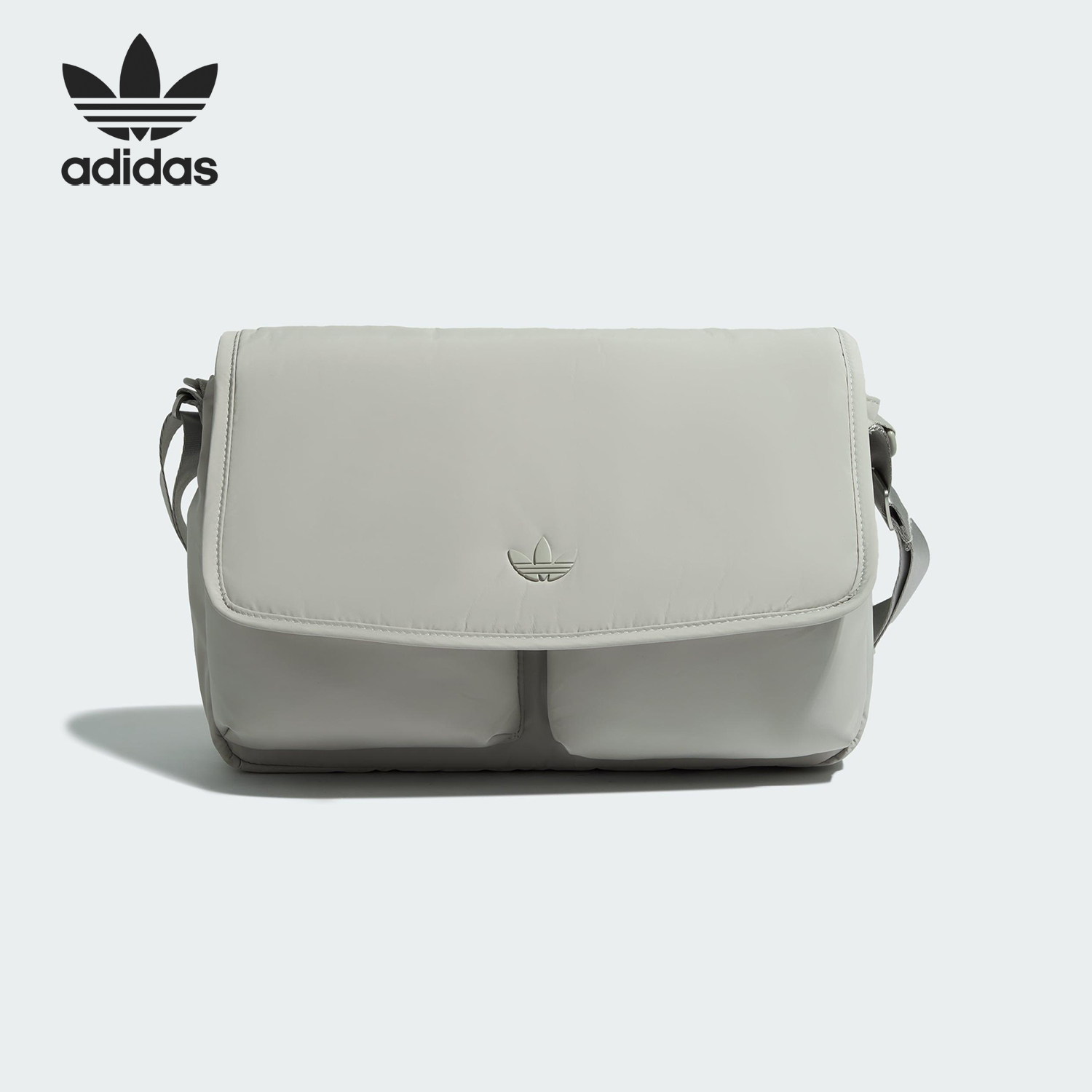 Adidas/阿迪达斯正品三叶草男女大容量便携单肩斜挎包KS0764