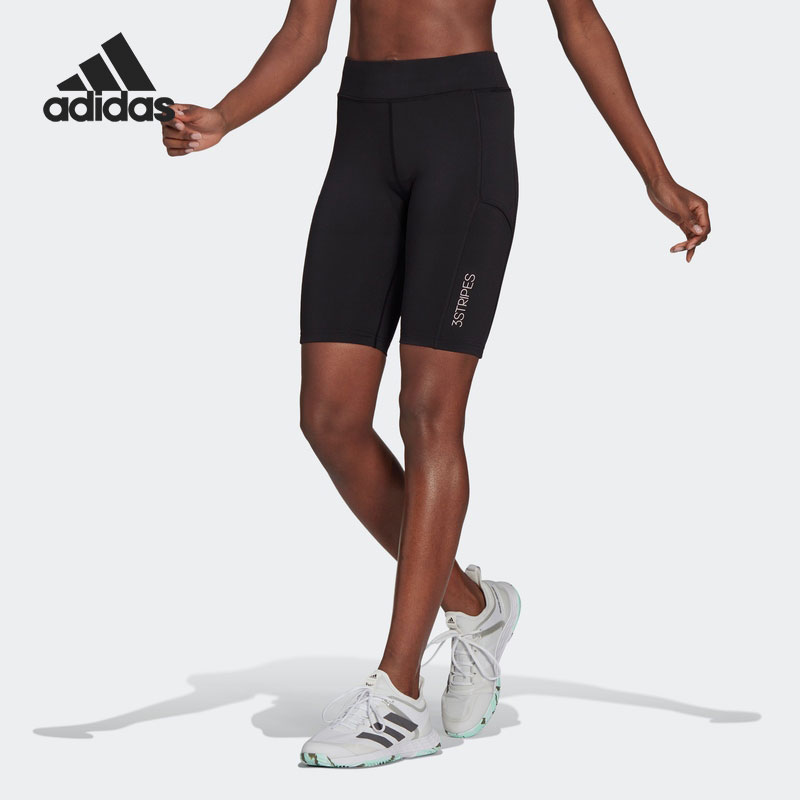 Adidas/阿迪达斯正品春夏新款网球女子紧身运动短裤 GH7220
