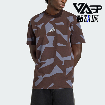 Adidas/阿迪达斯正品AMG CAMO T-SHIRT男士经典复古短袖T恤KQ8353