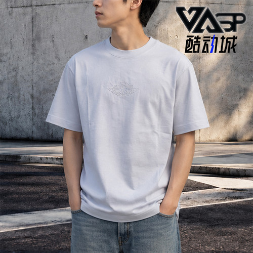 Nike/耐克正品JORDAN男士休闲圆领舒适轻盈短袖T恤DX5783-085