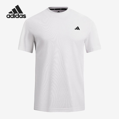 Adidas/阿迪达斯官方正品SS CREW NECK男士套头跑步运动T恤KC3740