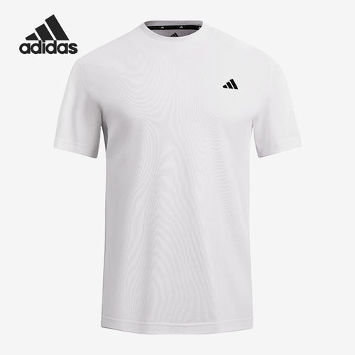 Adidas/阿迪达斯官方正品SS CREW NECK男士套头跑步运动T恤KC3740