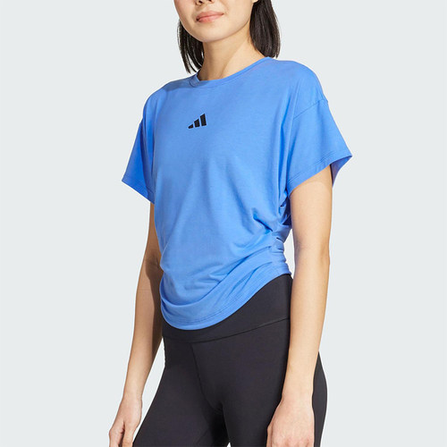 Adidas/阿迪达斯正品POWER T-SHIRT女士短款经典露腰短袖JX1192