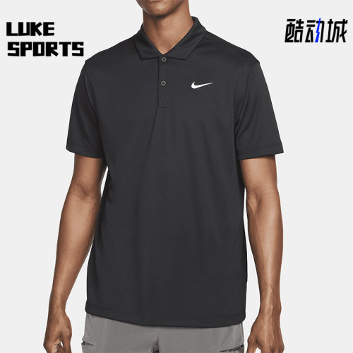 Nike/耐克正品男士经典Polo领纽扣休闲舒适短袖T恤DH0857-010