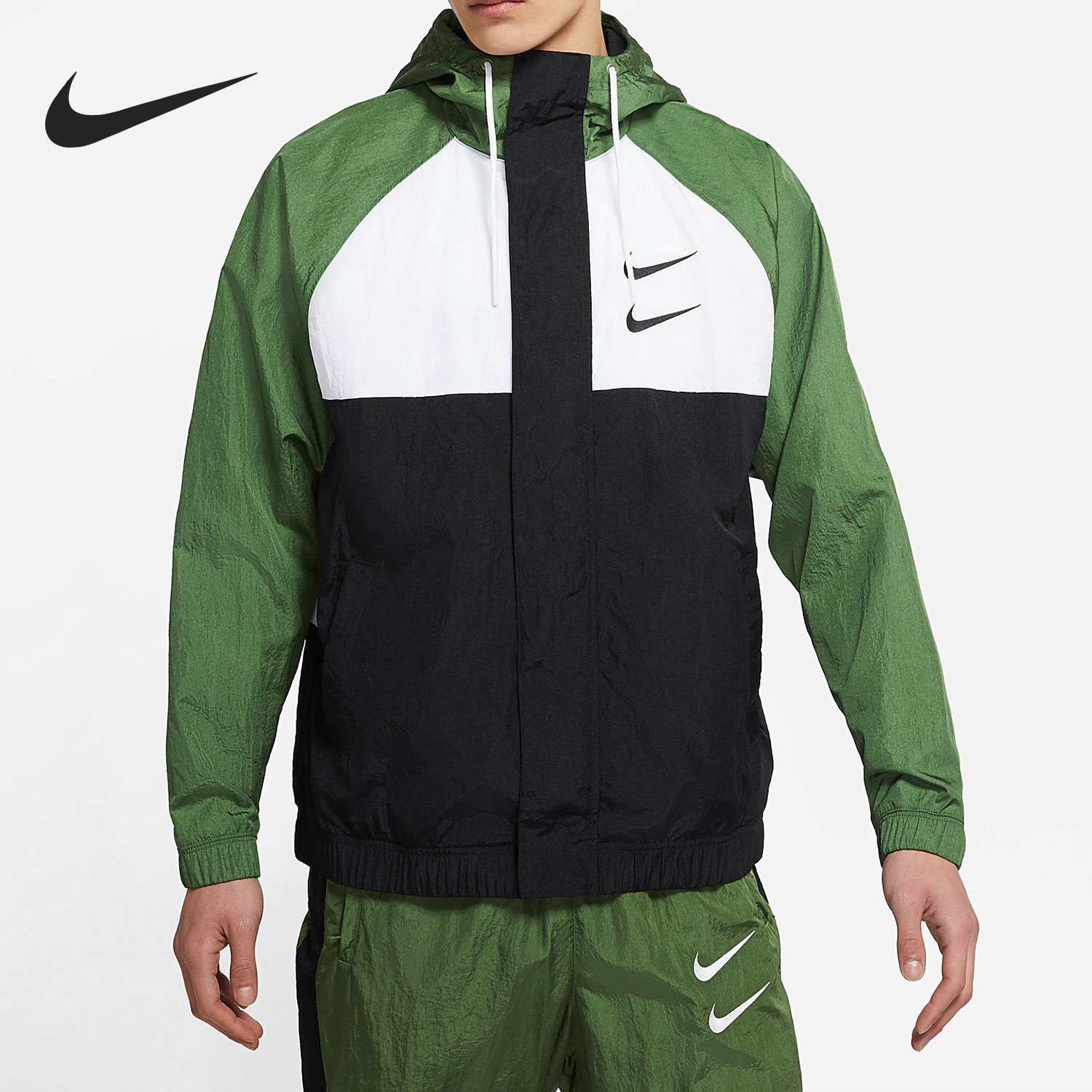 Nike/耐克正品 当季新款男子运动休闲连帽夹克外套 DJ9647-010