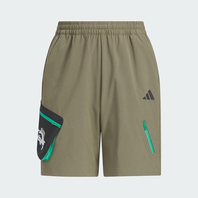 Adidas/阿迪达斯正品2025夏季款儿童防晒经典宽松运动短裤JM7990