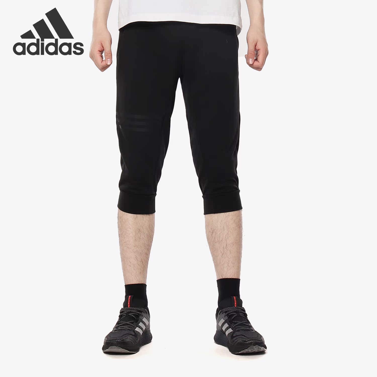 Adidas/阿迪达斯正品AI PNT 34 DK 男子休闲运动舒适七分裤DY8727