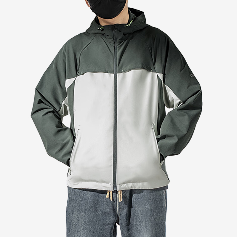 Adidas/阿迪达斯正品春季新款男士经典连帽运动拼接外套KA2557