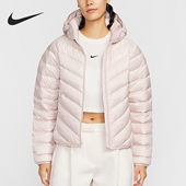 女士拉链连帽简约保暖羽绒服HV5106 冬季 667 耐克正品 Nike