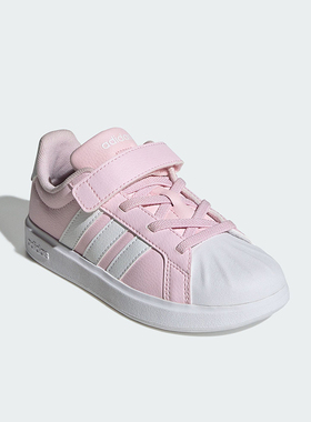 Adidas/阿迪达斯正品STREETTALK EL小童运动经典轻便板鞋JQ8591