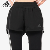阿迪达斯正品 运动裤 女子训练透气经典 短裤 DU3502 时尚 Adidas