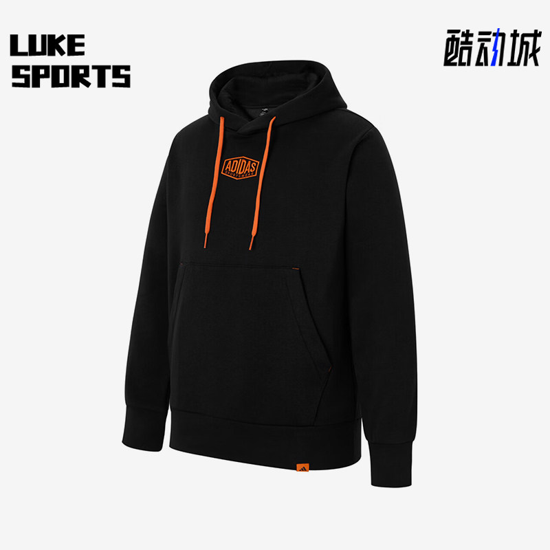 Adidas/阿迪达斯正品春秋男士保暖加绒经典复古卫衣套头衫JV8458