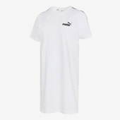 彪马正品 2021春季 女子白色圆领短袖 PUMA 运动休闲连衣裙533194