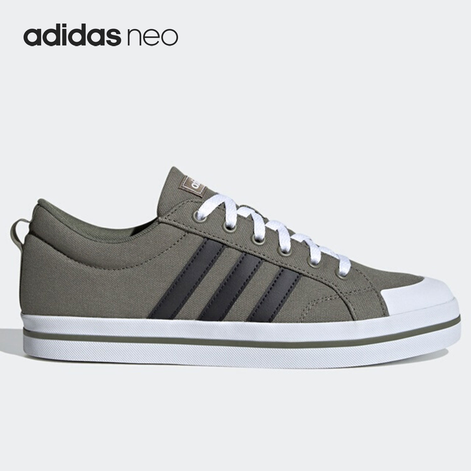 Adidas/阿迪达斯正品 NEO BRAVADA 男女缓震帆布休闲板鞋FW2884