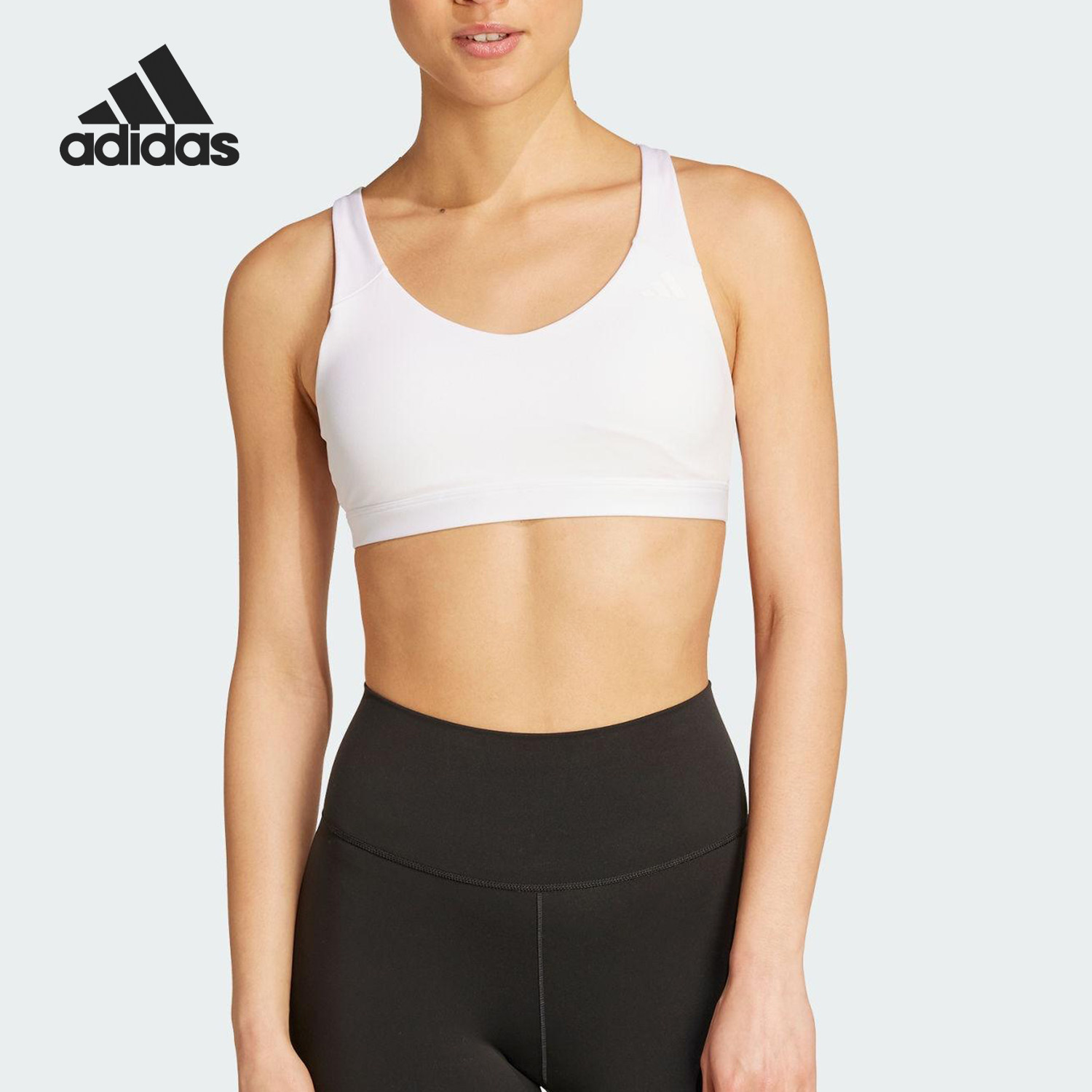 Adidas/阿迪达斯官方正品当季款女士紧身健身运动内衣JL5490